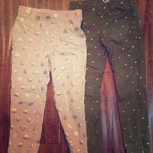 Bundle of 2 jeggings.